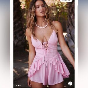 Free people Brielle romper small new